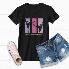 Ballerinas Dancing on Rosa Rectangles T Shirt