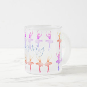 Ballerinas Frostad Glasmugg