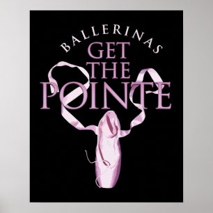 Ballerinas Hämta Pointe Poster
