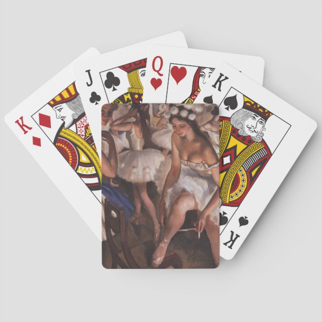 Ballerinas i doseringsrummet (av Serebriakova) Casinokort (Baksidan)