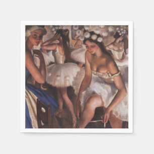 Ballerinas i doseringsrummet (av Serebriakova) Pappersservett