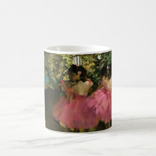 Ballerinas i rosor av Edgar Degas Kaffemugg