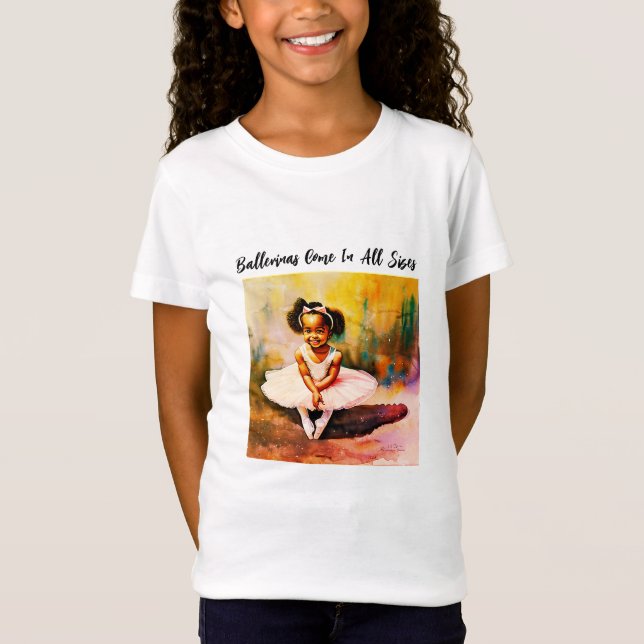 Ballerinas Kom i alla storlekar Kids T-Shirt (Framsida)