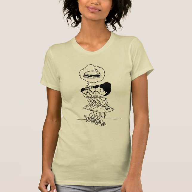 Ballerinas on the stage t-shirt (Framsida)