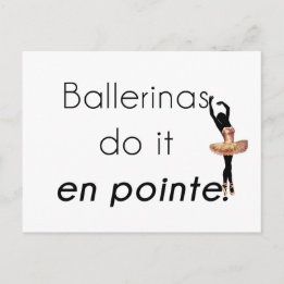 Ballerinas! Vykort