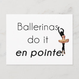 Ballerinas! Vykort