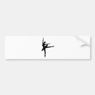 BallerinaSilhouette Bildekal