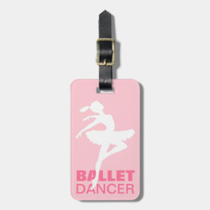 Ballerinasilhouetten VÄLJER DIN BAKGRUNDSFÄRG Bagagebricka
