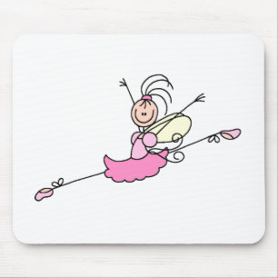 Ballerinastick figur en Mousepad Musmatta