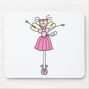 Ballerinastick figur två Mousepad Musmatta