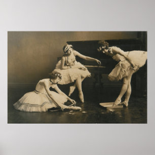 ballerinatrioaffisch poster