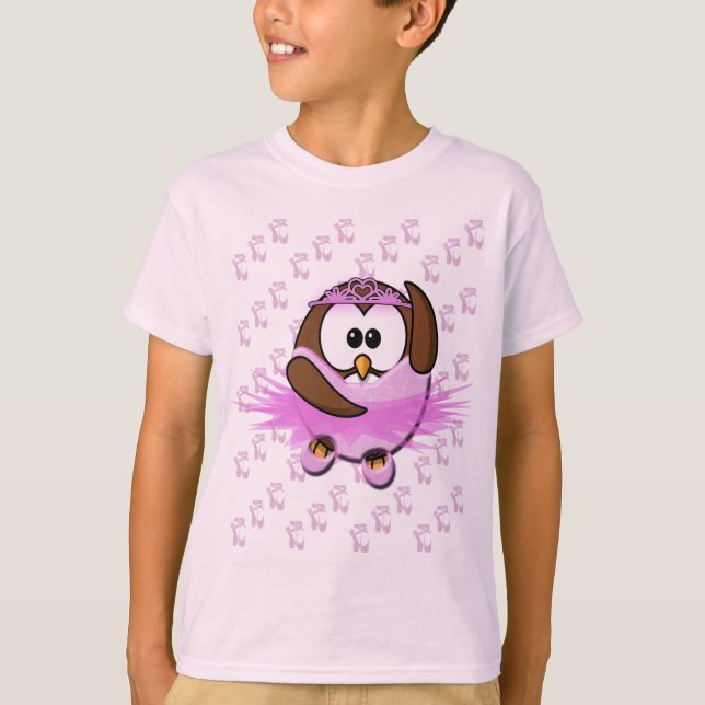 Ballerinauggla - glitter tee (Framsida)