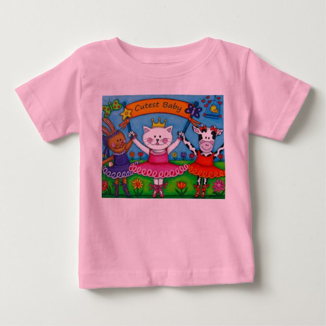 BallerinavänTshirt T-shirt (Framsida)