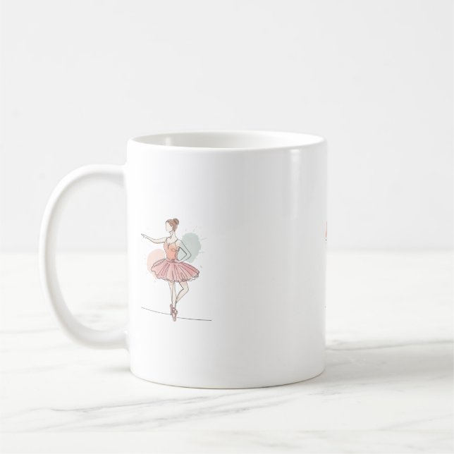 ballerines kaffemugg (Vänster)