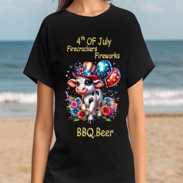 Ballering av Independence day från nötkreatur T Shirt