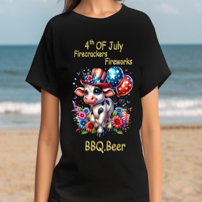 Ballering av Independence day från nötkreatur T Shirt (Skapare uppladdad)