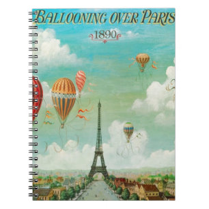 Ballering över Paris Anteckningsbok