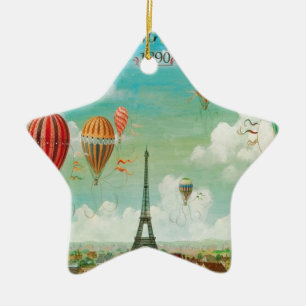 Ballering över Paris Julgransprydnad Keramik
