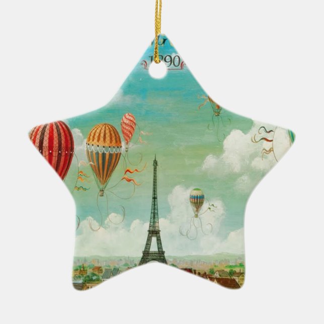 Ballering över Paris Julgransprydnad Keramik (Framsidan)