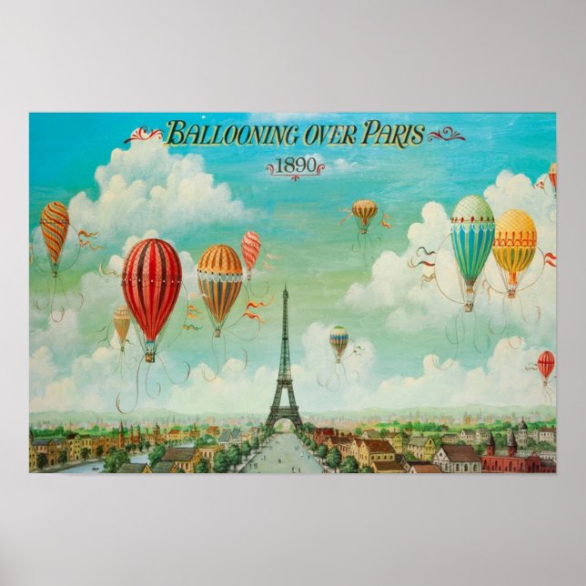 Ballering över Paris Poster (Framsidan)