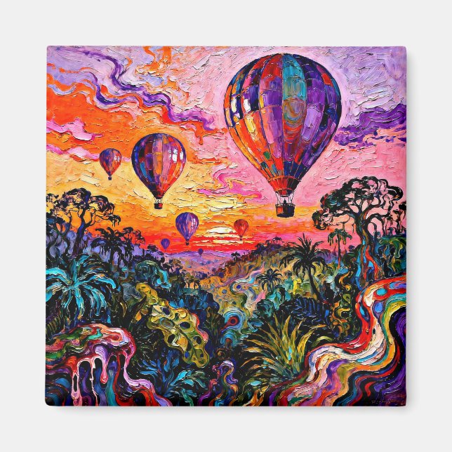 Ballering vid soluppgång 1 magnet (Framsidan)