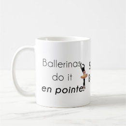 Ballerinor så gör det! kaffemugg