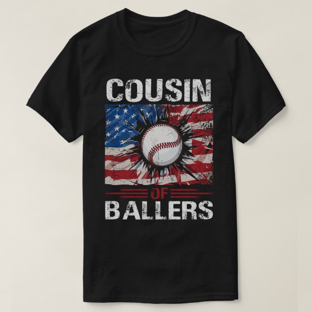Ballers Baseball T Shirt (Design framsida)