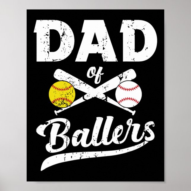 Ballers Pappa i basket- och mjukvaruspelare för Poster (Framsidan)