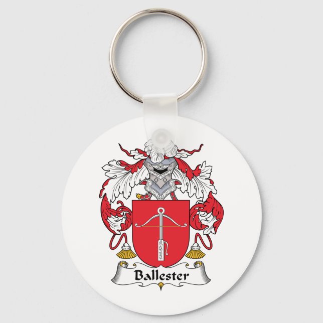 Ballester Family Crest Nyckelring (Framsida)