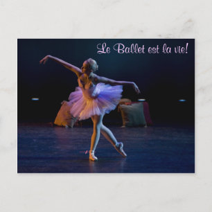 Ballet är livskort vykort