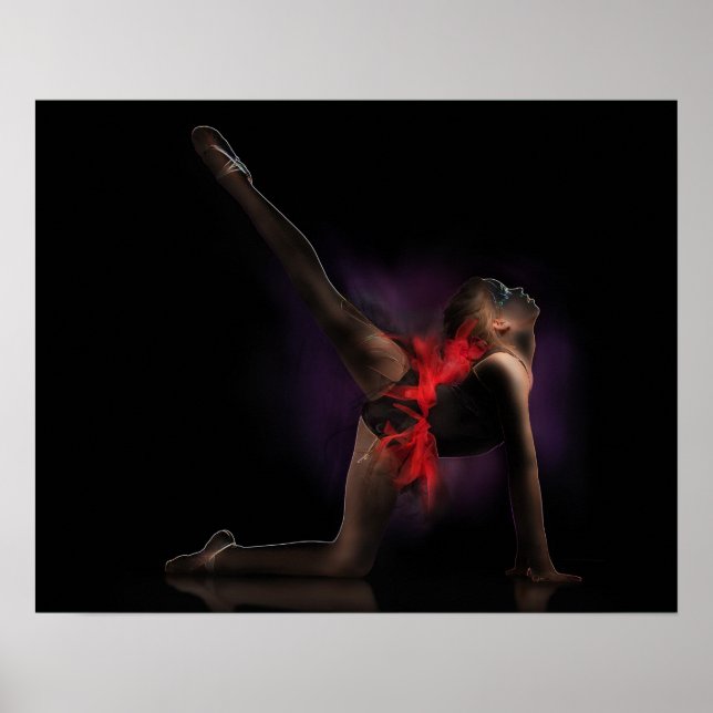 Ballet Art-Abstrakt Poster (Framsidan)