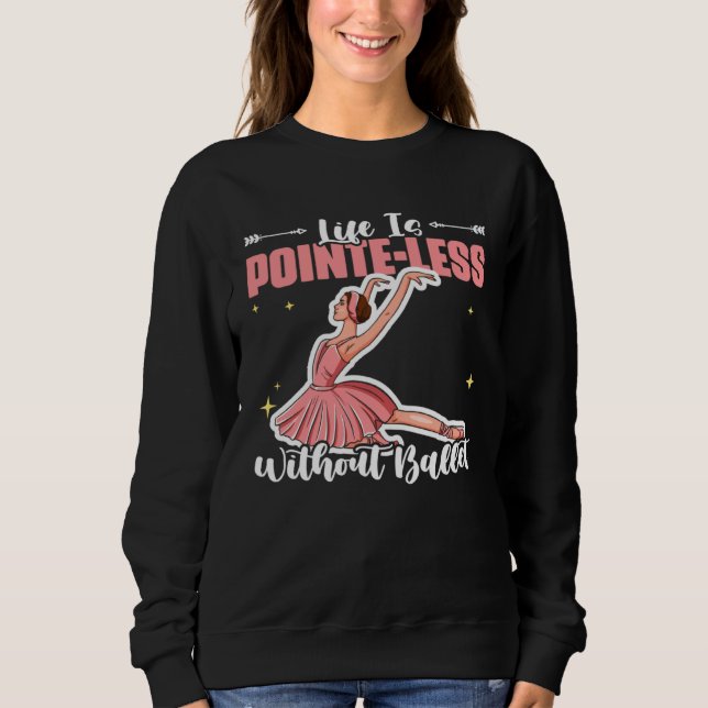 Ballet Ballerina Ballet Dancing Pointe Ballet Danc T Shirt (Framsida)