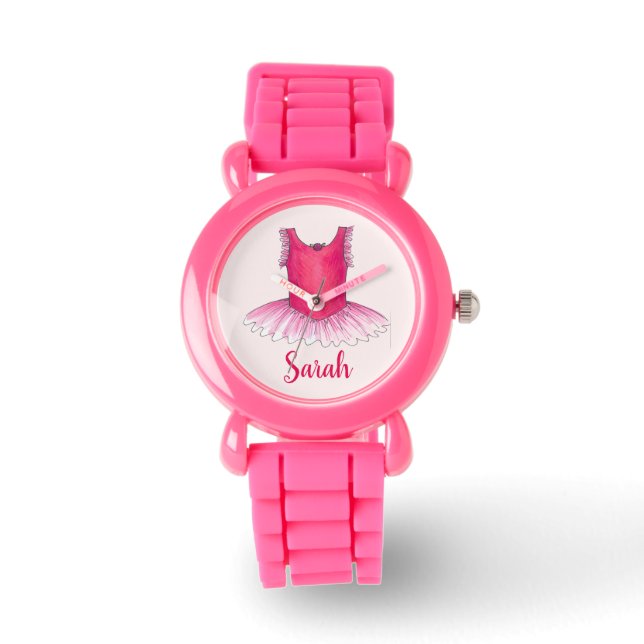 Ballet Ballerina Dance Tutu Personlig Watch Armbandsur (Framsida)