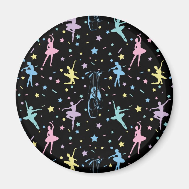 Ballet - Ballerina Dancer Shoes Magnet (Framsidan)