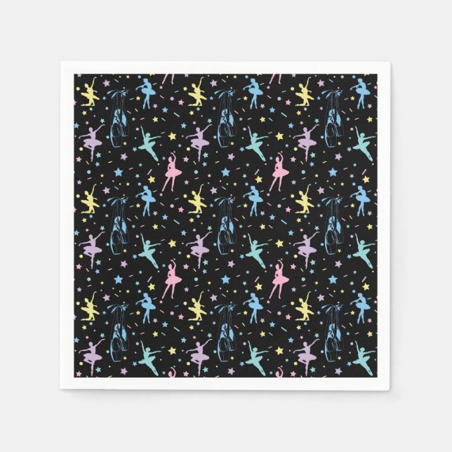 Ballet - Ballerina Dancer Shoes Pappersservett (Framsidan)