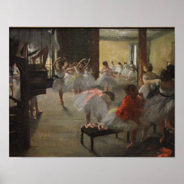 Ballet Ballerina Degas Dance Poster (Framsidan)