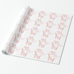 Ballet Ballerina Pointe Shoes Rosa GW Presentpapper