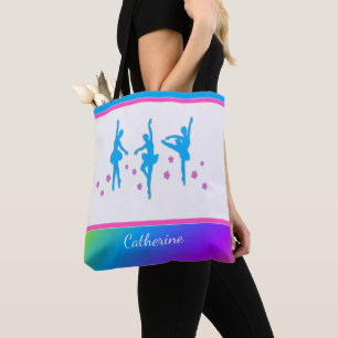 Ballet Ballet Dancers (ADD NAMN) Tote Bag Tygkasse