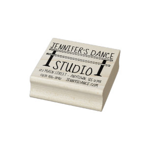 Ballet Barre Dance Teacher Studio Anpassningsbar A Stämpel