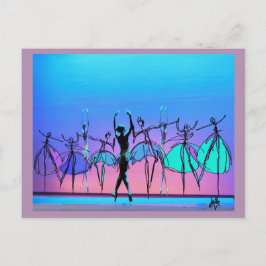 Ballet Beauty-vykort Vykort