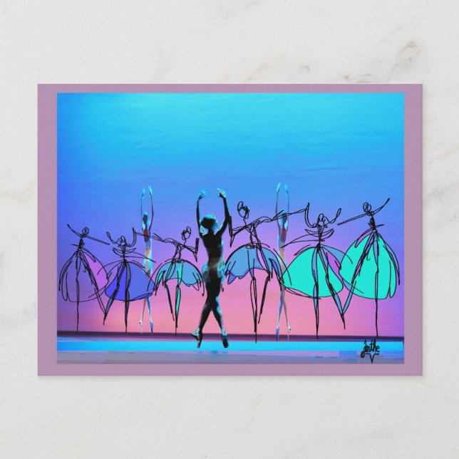 Ballet Beauty-vykort Vykort (Framsida)