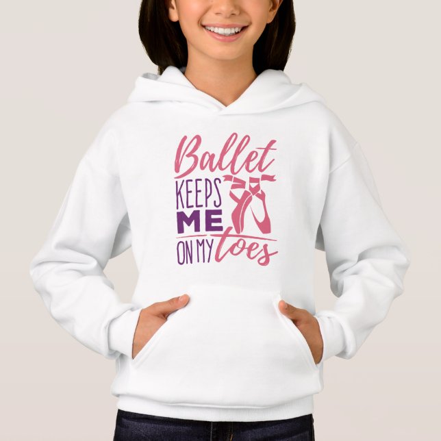 Ballet Behållor mig på mina leksaker Ballerina Dan T Shirt (Framsida)