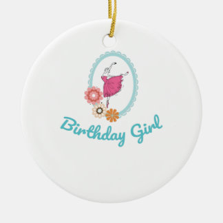 Ballet Birthday Birthday Outfit for Ballerina Julgransprydnad Keramik