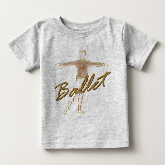 Ballet Boy Gifts for Dancers T-shirt (Framsida)