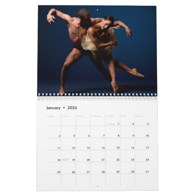 Ballet Calendar Kalender (Jan 2026)