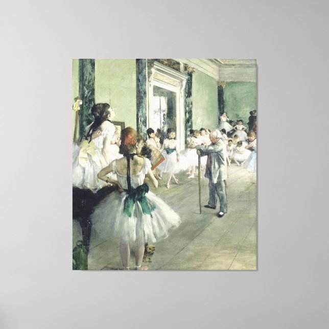 Ballet Class Edgar Degas Canvastryck (Framsida)