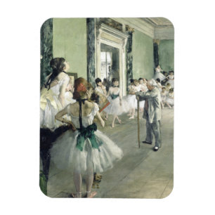 Ballet Class Edgar Degas Magnet