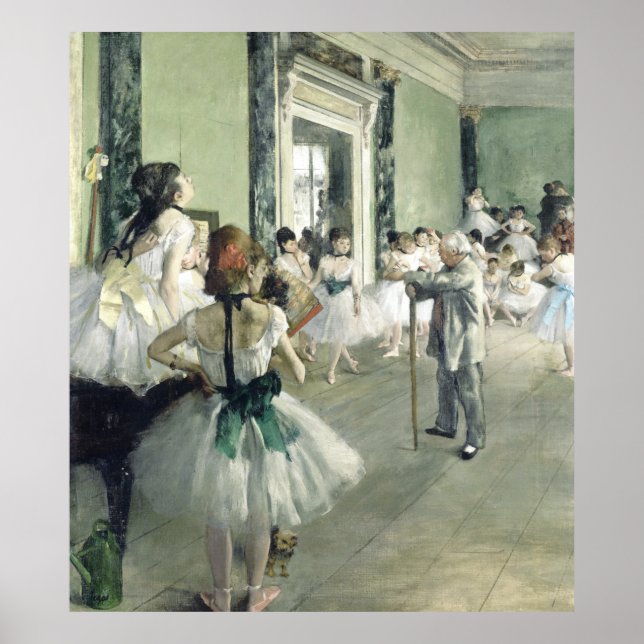 Ballet Class Edgar Degas Poster (Framsidan)