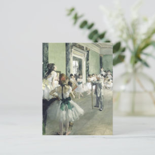Ballet Class Edgar Degas Vykort