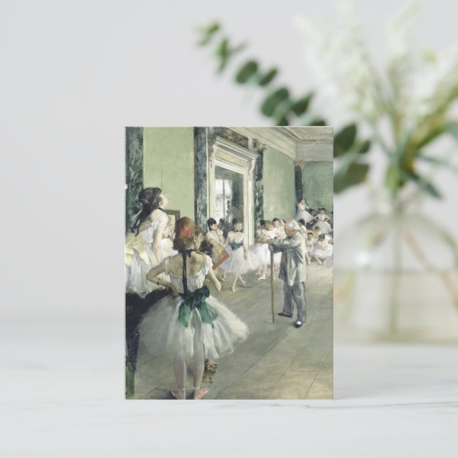 Ballet Class Edgar Degas Vykort (Stående Fram)